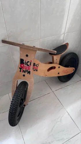 Bike Equilíbrio Madeira ARO 12