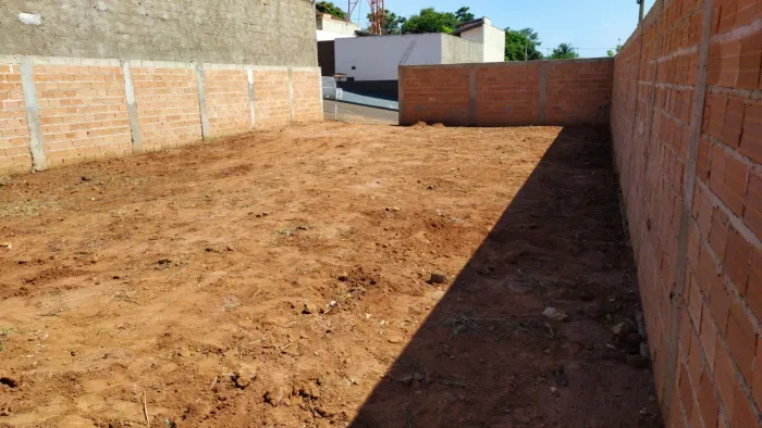 Terreno pronto para construção