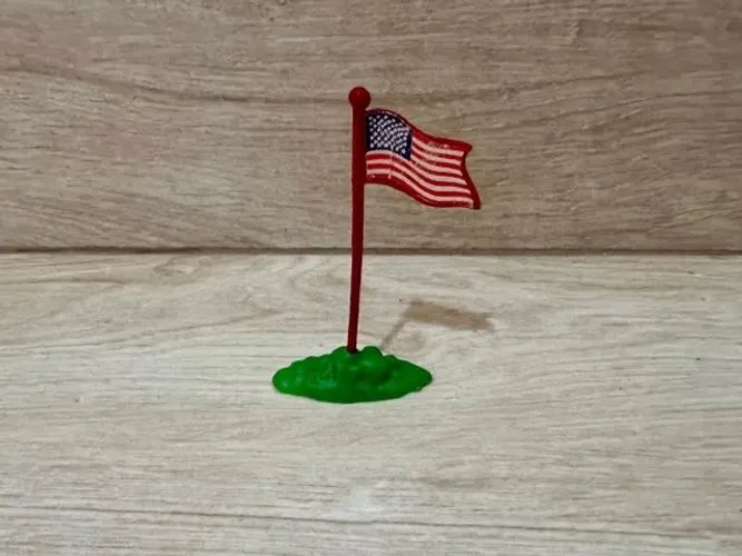 Bandeira Americana Soldadinhos de Plastico Anos 90