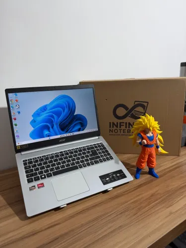 NOTEBOOK ACER RYZEN 7 5700U, 8GB RAM, SSD 256GB + GOKU DE BRINDE