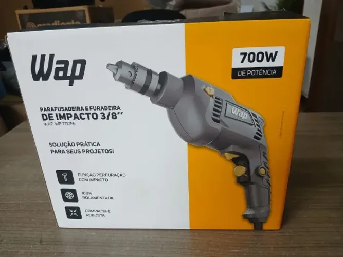 PARAFUSADEIRA E FURADEIRA DE IMPACTO 3-8 700W 169,00