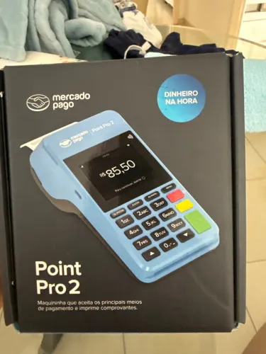 Maquininha Mercado Pago Point Pro 2 - Nova e Lacrada (Com Bobina)