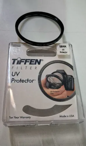 Filtro UV Tiffen 58mm - Protetor de Lente