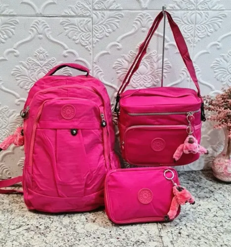 Promoção kit mochila escolar