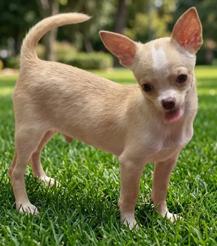 Chihuahua machinho pelo curto