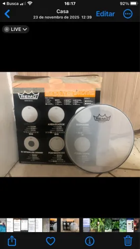 Remo silentstroke drum head 10? (pele) 