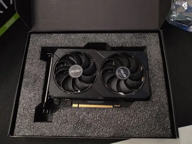 Placa de Vídeo Asus GeForce RTX 3060 12Gb Dual OC