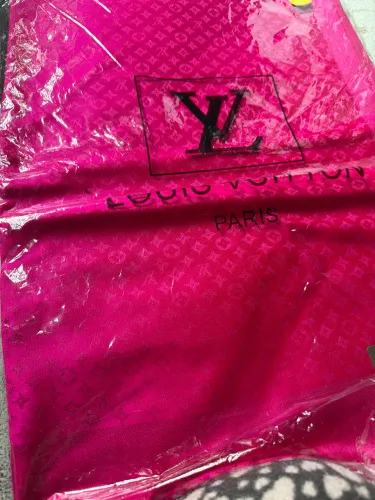 Echarpe Louis Vuitton rosa pink 