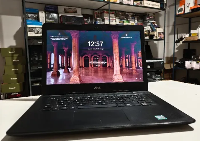 Notebook DELL i5 8265U, 8GB ram, M2 NVME 256GB, parcelo no cartão