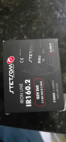 Modulo Amplificador Stetsom Ir160.2 160 Watts Rms + Cabos