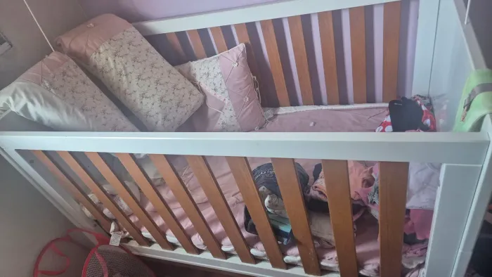 Berço vira cama