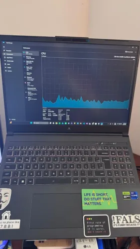 Notebook Gamer Avell ION A65 I9-12900HX 64GB RTX 4060 8GB