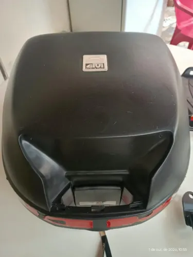 Baú Bauleto Moto Givi Monolock Com Base 29l + Suporte Reforçado Givi