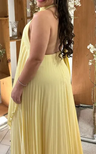 Vestido Amarelo Manteiga