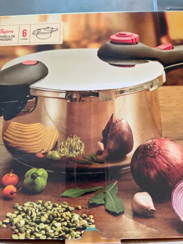 Panela de pressão Brinox Supra 6 l