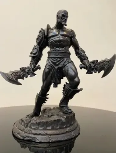 Estátua Kratos God Of War - Omega Collection Original