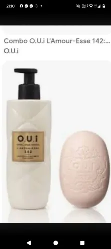 Kit creme hidratante corporal L'amour esse+ sabonete 