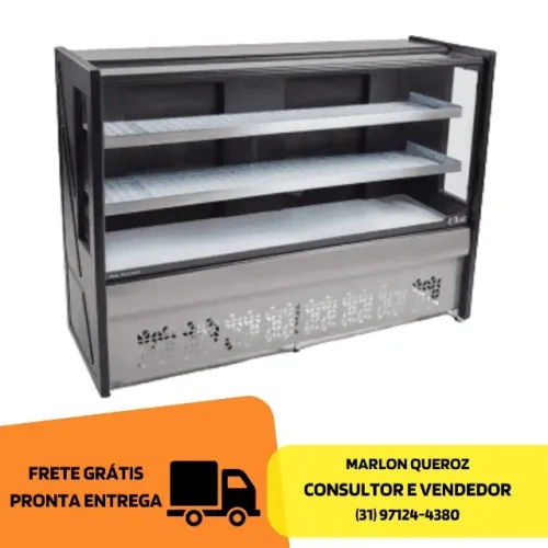 Balcão Refrigerado 1,75M 2 Placas Novo Polar