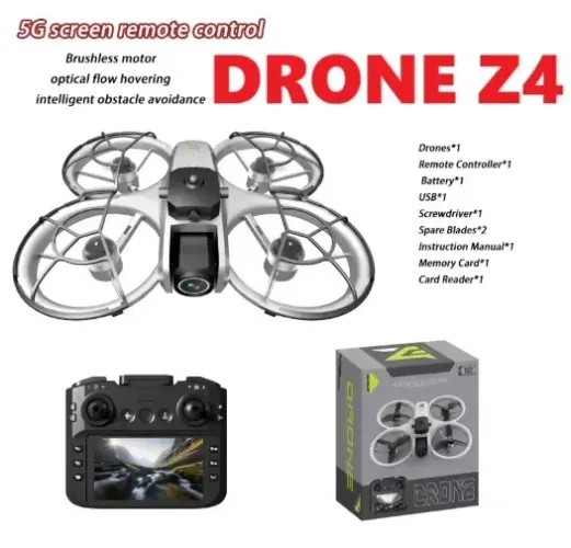 DRONE Z4, CONTROLE COM TELA, NOVO