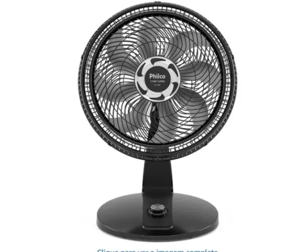 Ventilador de Mesa Philco 40cm 2 em 1 Maxx Force | Preto, PVT491, 127 Volts