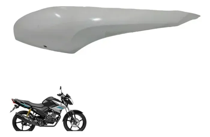 Carenagem Lateral Traseira L/e Fazer Ys 150 2016 2017 2018 Branco