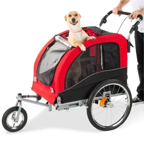 CARRINHO REBOQUE DE BICICLETA PRA CÃES