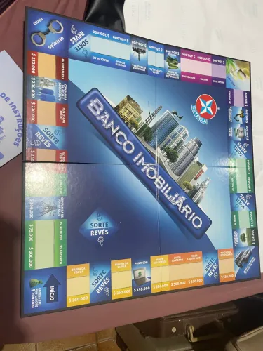 Jogo Banco Imobiliário Estrela - Clássico e Completo (Ótimo Estado)