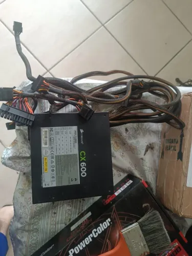 Fonte Corsair CX600W Original - Funcionando 100%