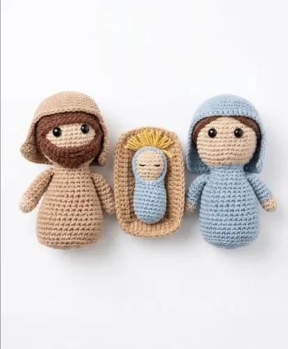 Amigurumi Jesus Maria José 