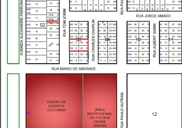 Terreno á venda Residencial Cidade Jardim