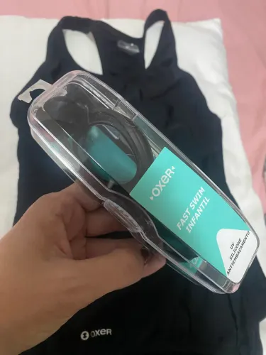Maio Touca e Óculos Natação Oxer 12