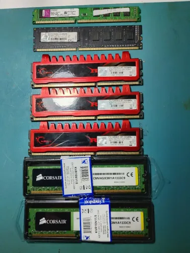 Lote de memórias de PC de 4gb ddr3