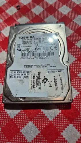 HD 500GB Toshiba, Saúde 100% - Qualidade de 1ª (Testado por Técnico)