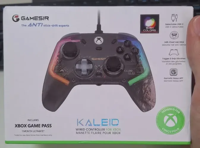 ? Controle GameSir Kaleid RGB com Hall Effect | Novo e Lacrado | PC e Xbox