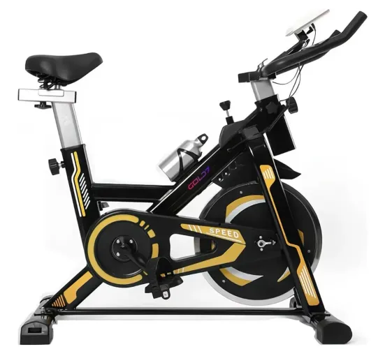 Bicicleta Ergométrica Spinning Mecanica Roda Inércia 13kgs VERMELHA