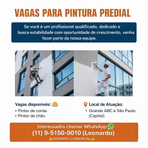 Contrata-se Pintor Cordeiro e de Chão