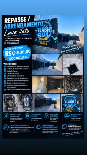REPASSE / ARRENDAMENTO ? FLASH CLEAN