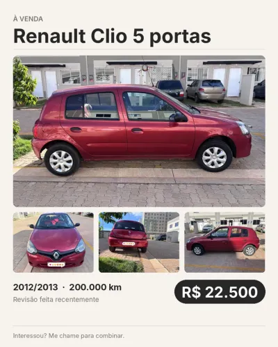 Renault Clio Rn/alize/expr./1.0 Hi-power 16V 5P 2013