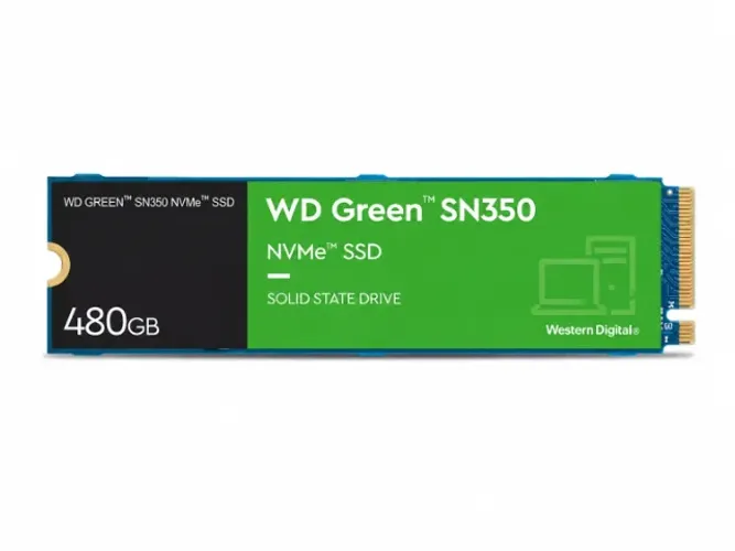 SSD WD GREEN 480GB - PCIe, NVMe - SN350 - WDS480G2G0C
