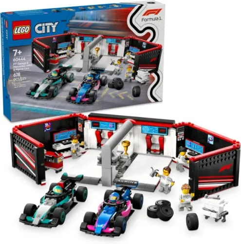  Lego City Garagem F1 E Carros Mercedesamg E Alpine 60444