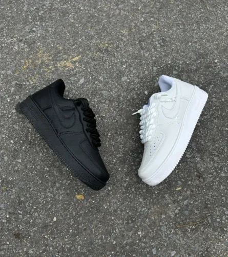 Tênis Nike Air Force Unissex Cadarço Trançado 