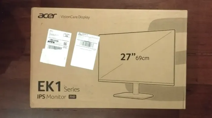 Monitor Gamer Acer EK271 GBI de 27" Full HD IPS 120Hz ***Lacrado