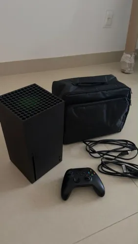 Xbox serie x com case novissimo