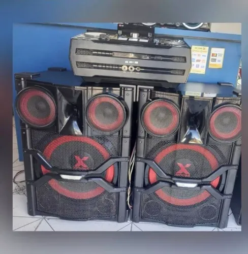 system LG XBOOM CM9740 Bluetooth completo excelente