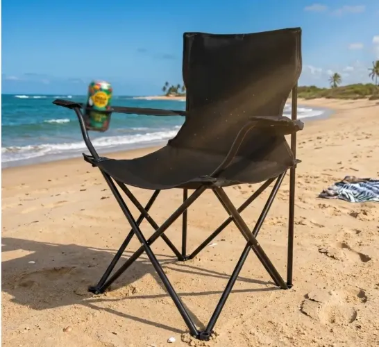Cadeira Campus praia dobrável com bolsa