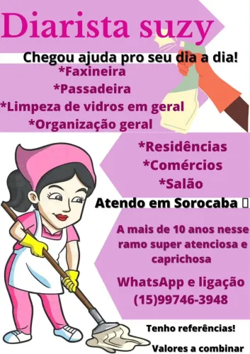Diarista disponível