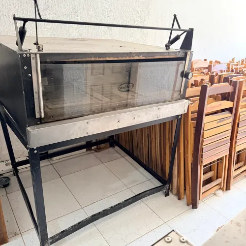 Forno de lastro cristal aço