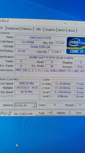 Vendo kit i7 3770, 16gb, h61 por 550,00