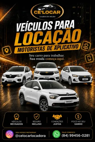 LOCAÇÃO DE CARRO PARA UBER