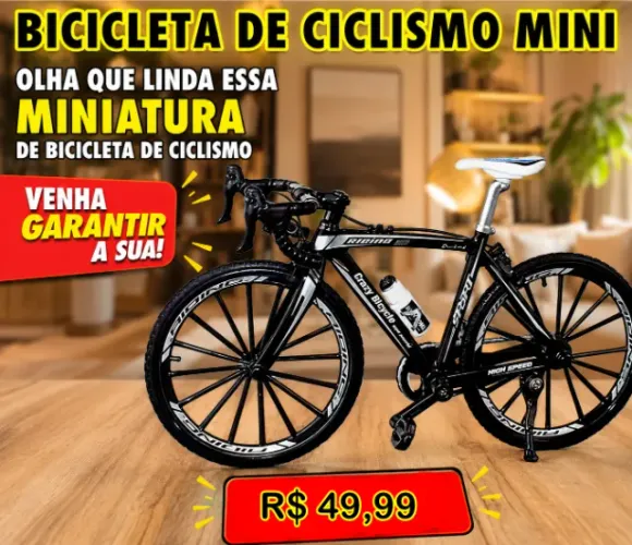Miniaturas Bicicletas e Moto 